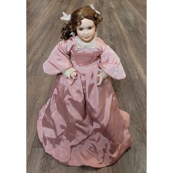 Ashton Drake Galleries Meg Porcelain Doll Little Women Artist Wendy Lawton 7096C - Picture 2 of 11